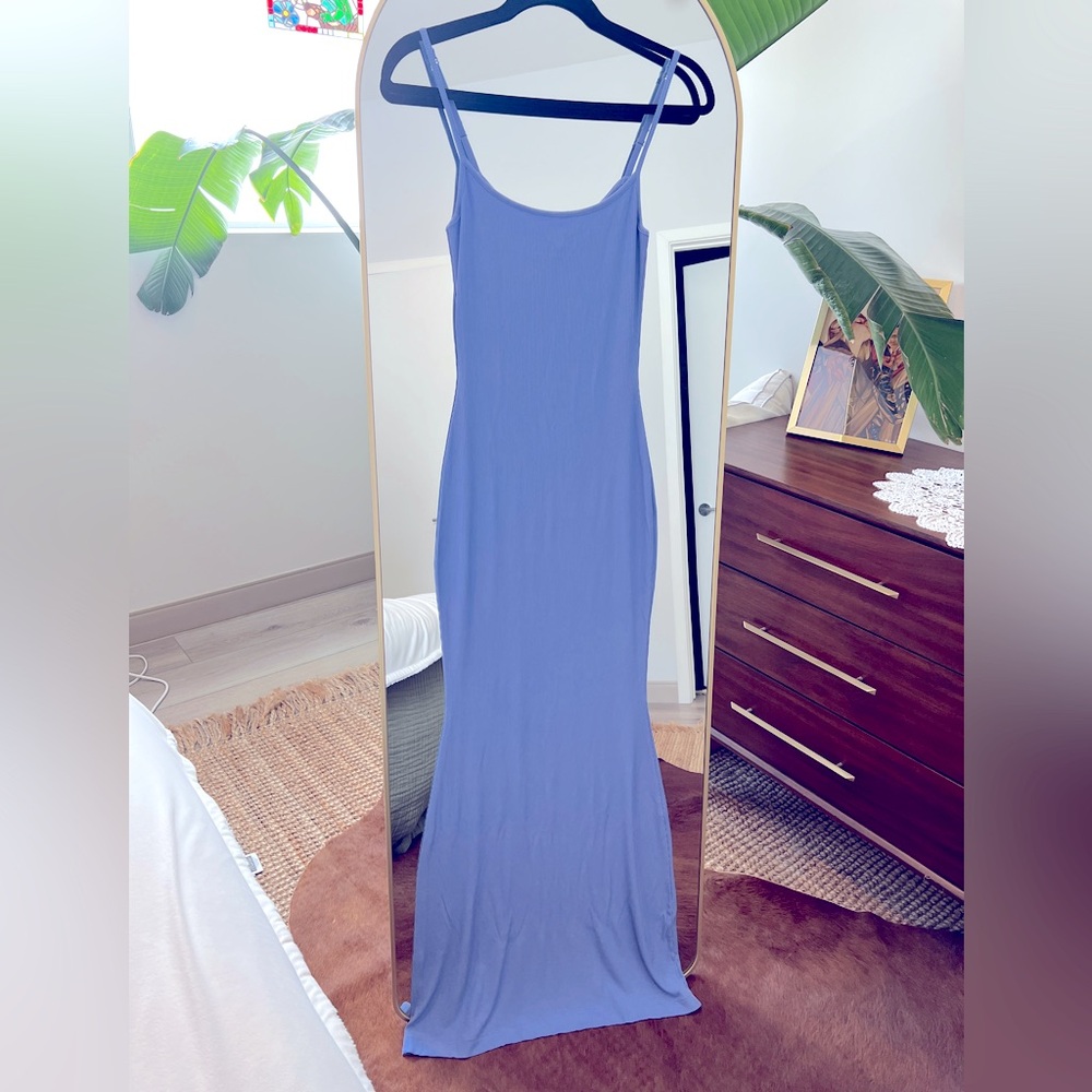 SKIMS Sky Blue Maxi Dress